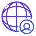 Cybersecurity and CCTV icon